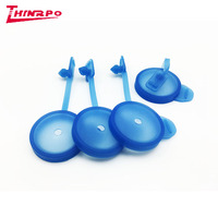 Pièces en silicone de qualité médicale sur mesure conformes à la norme ISO13485, moule pour bouchon en silicone LSR bleu clair