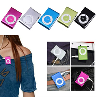 Mini lecteur MP3 portable élégant et coloré avec support carte TF et USB – Design tendance