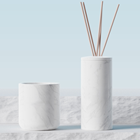 Nouveau diffuseur de roseaux en céramique moderne et écologique de luxe CH OEM vente en gros arôme de parfum de maison en céramique écologique