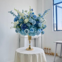 Centre de table de mariage de luxe haut de gamme, arrangement floral artificiel pour la location d'événements et la décoration de table