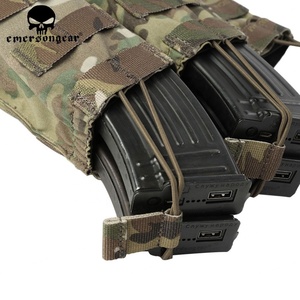Emersongear - Bolsa Táctica Triple para Cargadores de 7.62, de Nailon 500D, Camuflaje, Abierta por Arriba, Multicamuflaje - Product Image 5