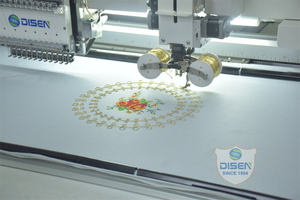 พื้นที่ปักขนาดใหญ่ 1200x500 มม. เครื่องปักคอมพิวเตอร์แบบหัวเดียว ปักดิ้นแบบแบน ปักเชือกแบบแบน ราคาเครื่องปักเชิงพาณิชย์ - Product Image 6