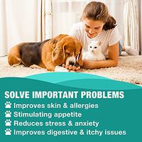 OEM Suppléments à base de plantes pour chiens chats soutien de l'articulation de la hanche huile calmante de l'ourlet pour l'arthrite douleur anxiété soulagement gestion du stress