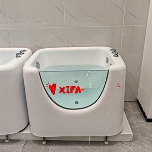 Unidad <span class=keywords><strong>de</strong></span> Baño Profesional para Bebés 5 en 1, Bañera <span class=keywords><strong>de</strong></span> Acrílico con Área <span class=keywords><strong>de</strong></span> Cambio Integrada y Compartimentos <span class=keywords><strong>de</strong></span> Almacenamiento - Product Image 4