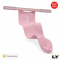 Sangle de yoga multifonctionnelle 51x80cm, bande en tissu amovible et lavable, étireur de jambes portable pour Pilates et entraînement de danse