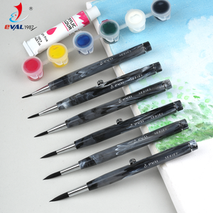 Professional Art Supplies Retractable Patent Design 6pcs Round Shape Painting <strong>Brush</strong> Plastic Handle <strong>Paint</strong> <strong>Brushes</strong> for <strong>Artists</strong> - Product Image 6