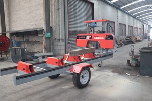 Sawmill-World SW26 26 ''Sierra de cinta casera Planes de <span class=keywords><strong>aserradero</strong></span> Máquina de sierra de corte de madera Sierra de cinta horizontal - Product Image 3
