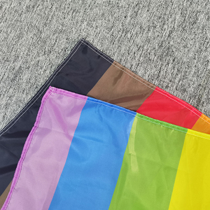 Impresión personalizada de alta calidad, bandera del orgullo de <span class=keywords><strong>Filadelfia</strong></span> de 3x5 pies, bandera LGBT, 8 colores, poliéster 100D, resistente al agua para Decoración - Product Image 4