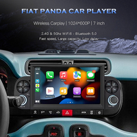 Radio para Auto con 8 Núcleos, 2+32GB/6+128GB, DSP, FM, Carplay Inalámbrico, GPS, Android Auto, Reproductor de DVD, Unidad Principal para Fiat Panda 2009-2016