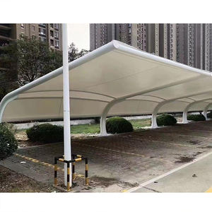 Structure de Membrane Tensile pour Parking Personnalisée en Usine, Abri de Voiture, Auvent, Structure Architecturale en Membrane PVDF - Product Image 4