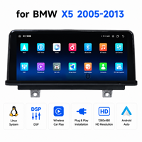 Système multimédia automobile Linux à démarrage rapide 10,25 pouces avec CarPlay sans fil Android Auto pour BMW X5 X6 E70 E71 2007-2013 Écran tactile IPS