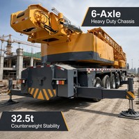 Grúa de Camión Confiable de 100t con Pluma de 49m, en Estado Original Verificado, Venta de Maquinaria Pesada para Construcción