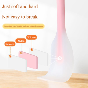 Set di Spatole in Silicone Personalizzate da 72g, Pieghevoli, Resistenti al Calore, Lavabili in Lavastoviglie, Utensili da Cucina in Un Unico Pezzo, Grandi <span class=keywords><strong>e</strong></span> Piccole per Torte <span class=keywords><strong>e</strong></span> Pasticceria - Product Image 4