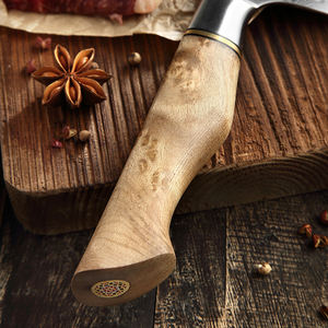 طقم سكاكين طاه حديثة احترافية من الفولاذ الدمشقي للمطبخ مع إكسسوارات مقصات - Product Image 6