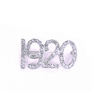 Metal Bling Strass Mulheres Grupo Sorority Desde 1920 Pin ZPB Membro Broche Jóias Personalizadas - Product Image 3
