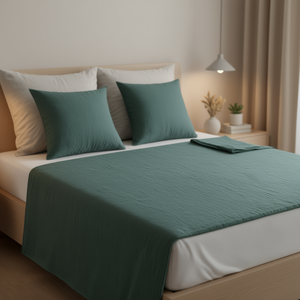 Juego de Cubrecamas Reversibles 100% Poliéster, Lisos, Teñidos y Cosidos, para Comodidad y Estilo en la Cama - Product Image 2