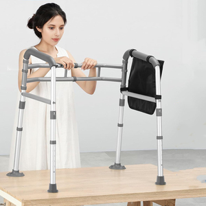 Tragbare ältere ältere behinderte erhöhte Toiletten rahmen Aluminium legierung Körper Sicherheits rahmen Toilette Sicherheits schiene - Product Image 5