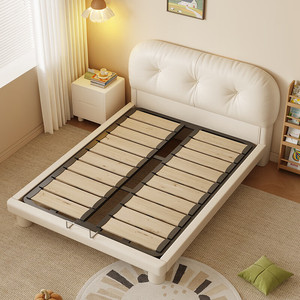 Modern <strong>Classic</strong> Simple Design SONA HOME Kids Beds with Nappa Leather Upholstery MetalBedFrame for Kids Bedroom - Product Image 3