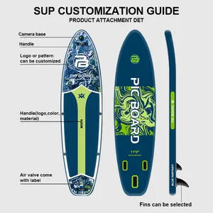 PIC BOARD New Products Sup High Quality Surfboard Surfing Paddleboard Inflatable Sup Paddle Board