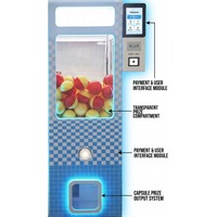 Capsule Vending Machine Coin Operated Candy Dispenser Capsule Toy Vending Machine Gumball Bouncy Ball Vending Machine