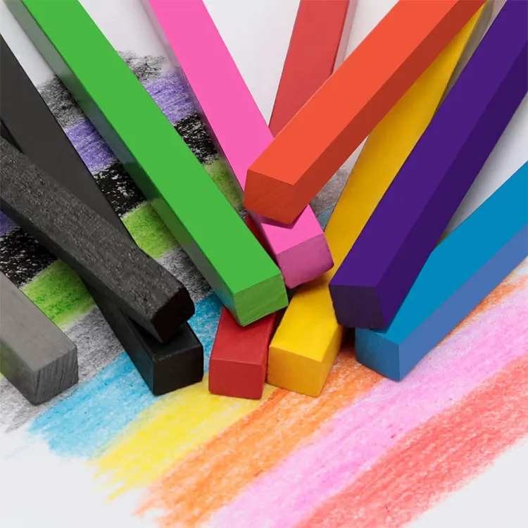 2024 en çok satan fabrika kaliteli yumuşak pastel renk yüksek kalite galeri kare sanatçı boyama kiti yumuşak pastel seti