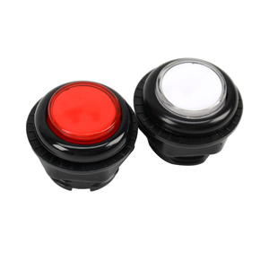 Jetonlu Oyunlar için Küçük Yuvarlak <span class=keywords><strong>Arcade</strong></span> Yarış Başlatma Düğmesi Entegre Kendinden Sıfırlama Anahtarlı Eğlence Makineleri - Product Image 2