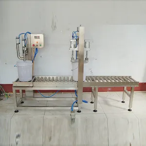 Alibaba China Supplier Semi auto Big Bucket Coating Paint Weighing Filling Machine For Sale