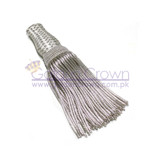 ฝรั่งเศสวงกบเงินแท่งพู่ด้วยขอบทองแท่ง - Product Image 1