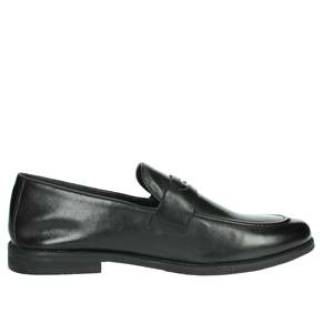 Mocasines de Cuero Negro para Hombre Alberto Guardiani, Zapatos Formales - Product Image 4
