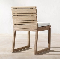 Ensemble bistrot en teck antique durable, mobilier de salle à manger d'extérieur pour jardin, cour, villa, hôtel - Table et chaises
