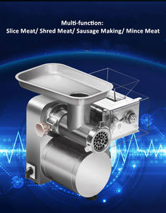 Della fabbrica vendite direttamente commercio tutto in acciaio inox a base di carne elettrico tritacarne/<span class=keywords><strong>meat</strong></span> grinder & affettatrice - Product Image 4