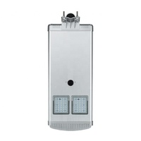 Lampe solaire de rue tout-en-un, certifiée IP65, 6800 lumens, silicium monocristallin, 40W, avec construction en alliage d'aluminium