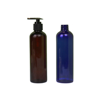 300ml 500ml Ambre Vert Noir Distributeur De Savon Bouteilles Rechargeables Shampooing Gel Douche Liquide Conteneur Lotion Bouteilles avec Pompe