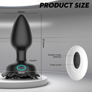 Anal Sex With Led Light Anal Plug With <b>Remote</b> Control Waterproof Adult Stimulation Sex Toy - Product Image 3