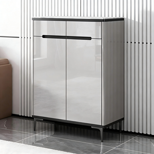 <span class=keywords><strong>Meuble</strong></span> <span class=keywords><strong>à</strong></span> <span class=keywords><strong>chaussures</strong></span> de luxe léger peint, <span class=keywords><strong>meuble</strong></span> <span class=keywords><strong>à</strong></span> <span class=keywords><strong>chaussures</strong></span> d'entrée avec dessus en pierre frittée, étagère <span class=keywords><strong>à</strong></span> <span class=keywords><strong>chaussures</strong></span> avec panneaux latéraux de 22 mm d'épaisseur, pieds en métal - Product Image 2