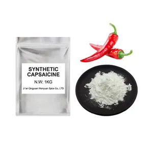 Fabriek Custom Bulk Cas: 2444-46-4 Beste Prijs 100% Pure Synthetische Capsaïcine Poeder Cayennepeper Extract Grondstof