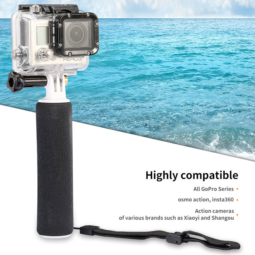 HONGDAK Action Camera Accessory Waterproof Floating Hand Grip for Gopro Hero 10 9 8 7 6 5