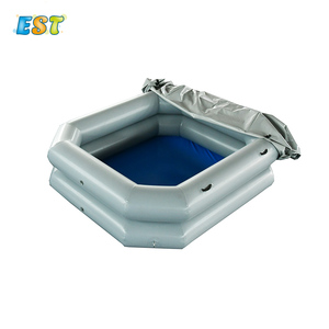 Piscina inflable de doble cubierta para exteriores, piscina <span class=keywords><strong>con</strong></span> cubierta para patio trasero, color gris, de verano, nuevo diseño - Product Image 2