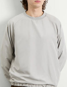 Sweat-shirt à col rond en tissu French Terry de haute qualité 360GSM, 100% coton, logo personnalisé, surdimensionné, long, en gros, blanc, hiver par Ako - Product Image 5