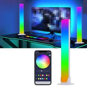 أضواء ضبط صوتية النشاط RGB صوت سطح المكتب الإيقاع الضوء تزامن التطبيق التحكم قابل لإعادة الشحن سمفونية سيارة الضوء المحيطي