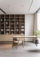 Ensemble de bureau modulaire en kit avec plateau clavier coulissant pour maison de location à l'étranger et espace d'étude autonome