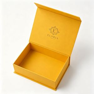 Boîte cadeau magnétique écologique avec logo personnalisé pour savon, boîte en papier rigide avec couvercle magnétique en kraft, pliable pour l'expédition - Product Image 3