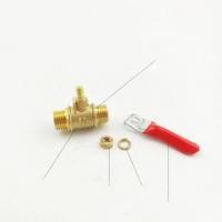 Válvula de bola de latón Alahot de 1/2 pulgada DN15 PN25, válvula de bola de latón de 3 pulgadas 600 WOG, válvula de bola de latón de unión de 6 mm, válvula de bola de latón de 2 1/2 pulgadas