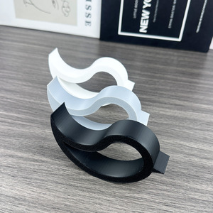 Fermaporta in Plastica 12cm X 6.2cm 24g, Montaggio a Pavimento, Design Moderno Stampato in 3D - Product Image 3