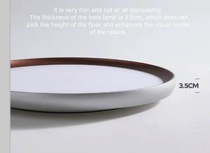 Plafonnier intelligent Matter+Thread Green Rice Full Spectrum <span class=keywords><strong>HomeKit</strong></span> en aluminium et acrylique ultra-fin pour chambre et salon - Product Image 5