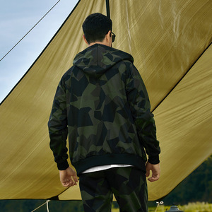Sweat-shirts à capuche pour hommes de haute qualité, en coton épais et respirant, coupe ample, avec fermeture éclair, imprimés en sérigraphie et teints unis, vente en gros pour l'hiver - Product Image 4