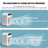 Ventilateur Climatiseur Portable Haute Qualité, Mini Rafraîchisseur d'Air USB Rechargeable