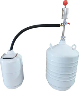 20L YDS-20液体窒素貯蔵タンク容器 (生物学的サンプル用) 低温貯蔵デュワー (凍結したザーメン用)