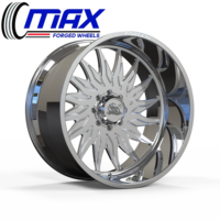 Jantes forgées MAX 22x12 24x14 26x14 24 pouces 6 trous 6x5.5 6x139.7 pour Chevy Silverado 1500 pour GMC Sierra 1500