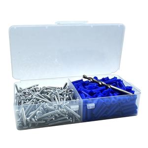 Пластиковый конический анкер 8 мм 10 мм 8x25 6*22 пластиковый конический синий анкер #14-16 #10-12X1 дюймов для бетона - Product Image 2